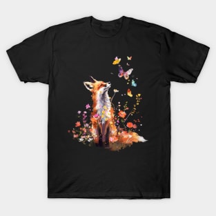 Fox Whipping Whiskers T-Shirt